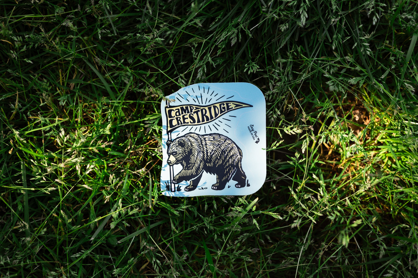 CC Bear Pennant Sticker