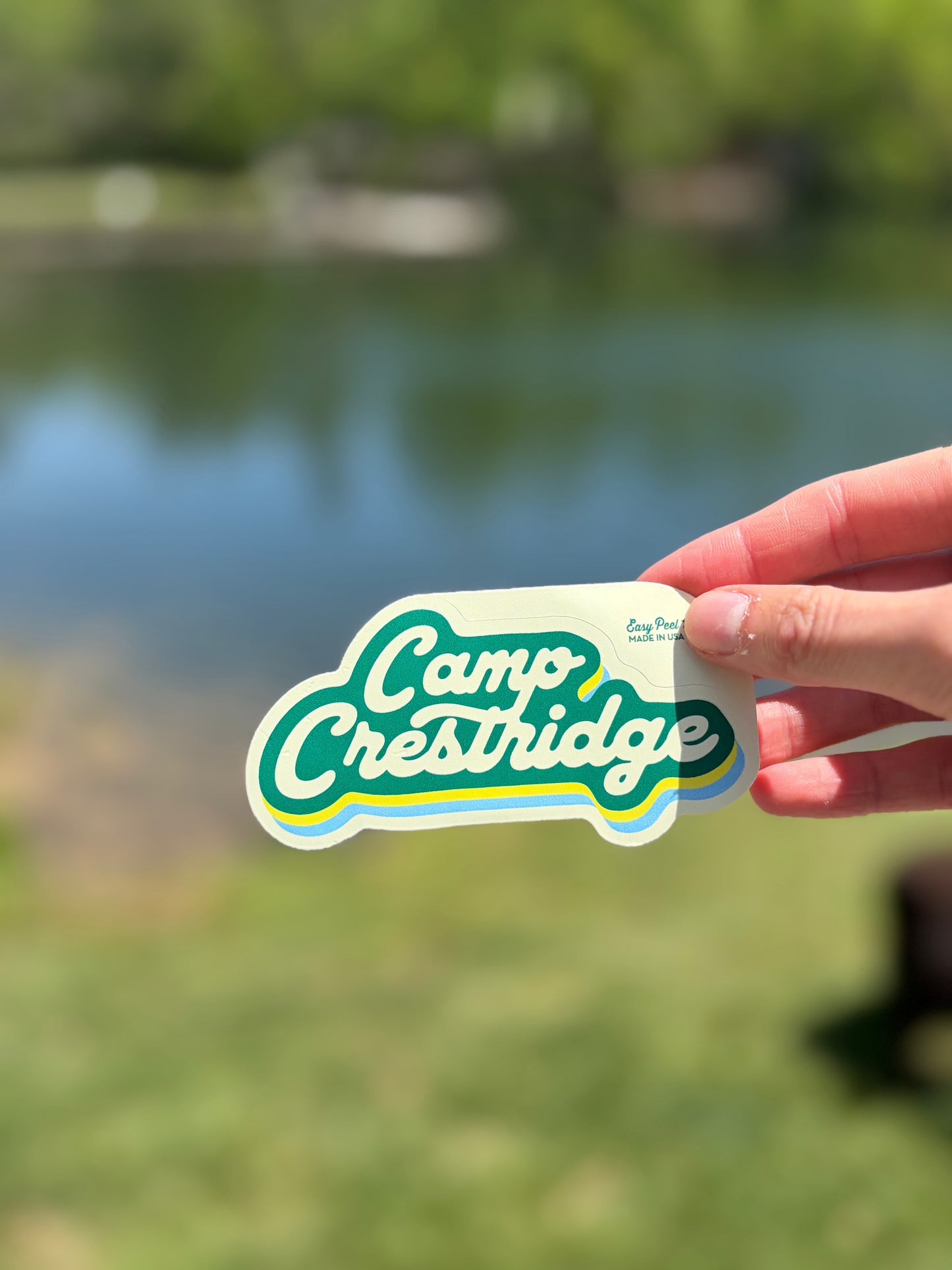 CC Retro Crestridge Sticker