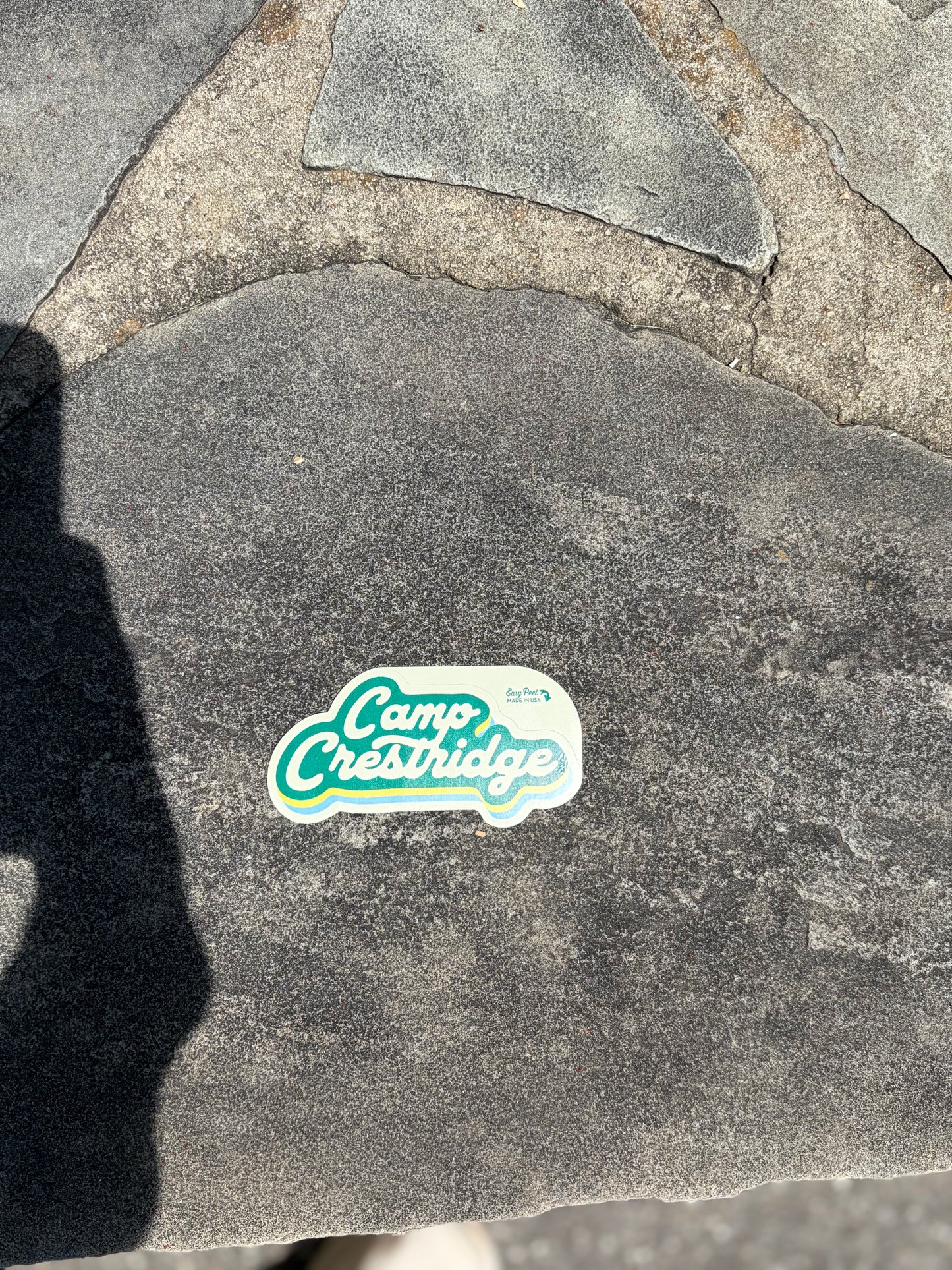 CC Retro Crestridge Sticker