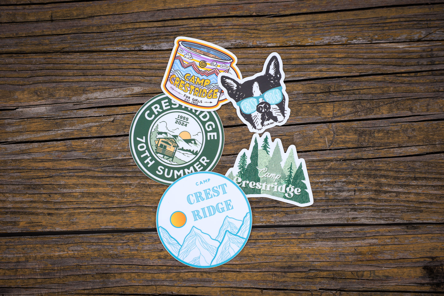 CC Green Mountains Die Cut Sticker