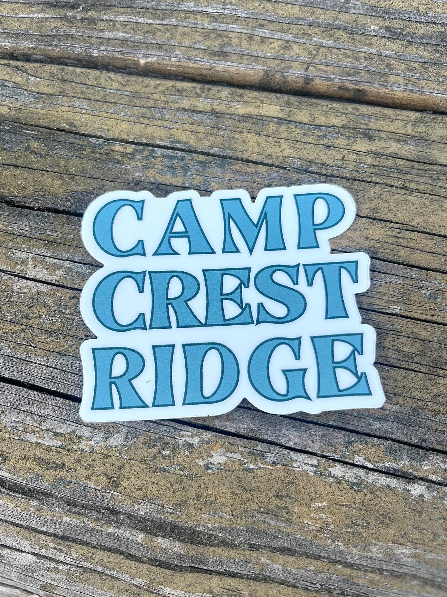 CC Block Letter Sticker