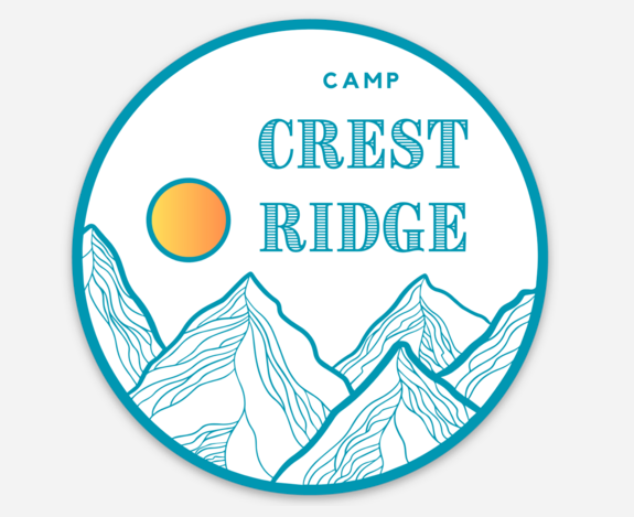 CC Mountain Circle Sticker