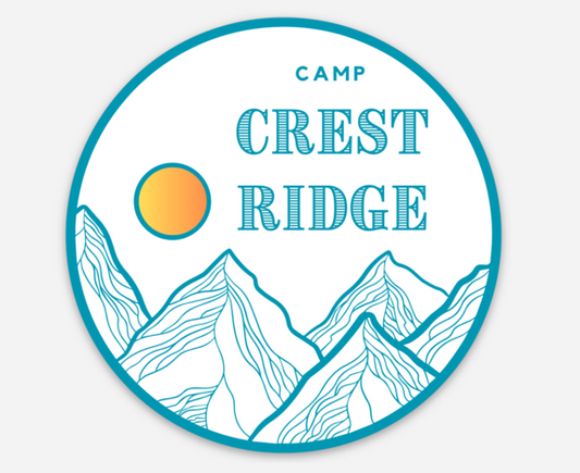 CC Mountain Circle Sticker