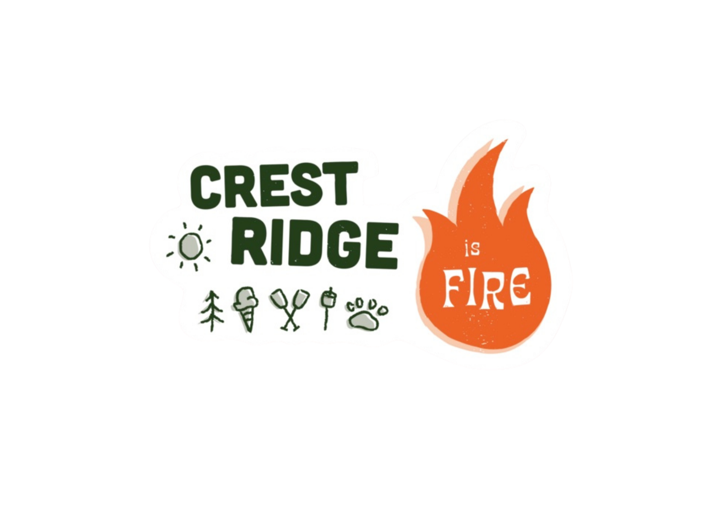 CC Fire Sticker
