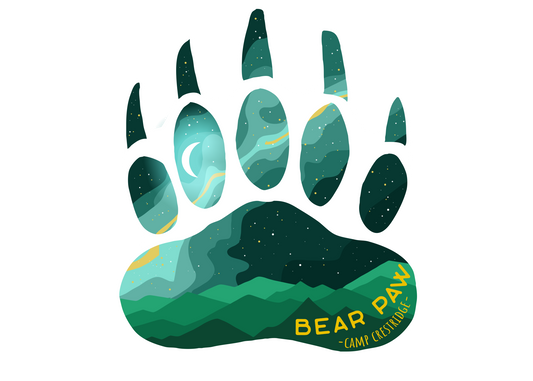 CC Bear Paw Sticker
